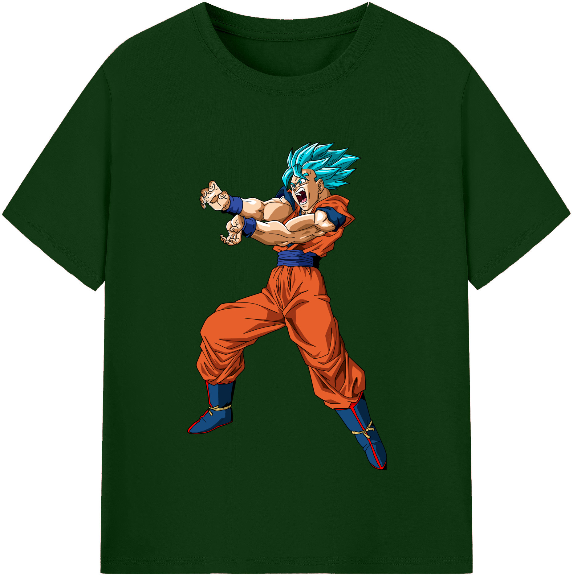 （画像用） ドラゴンボール 孫悟空（そん ごくう）Son Goku カカロット DRAGON BALL Kakarotto 綿100％半袖Tシャツ（フロントプリント）